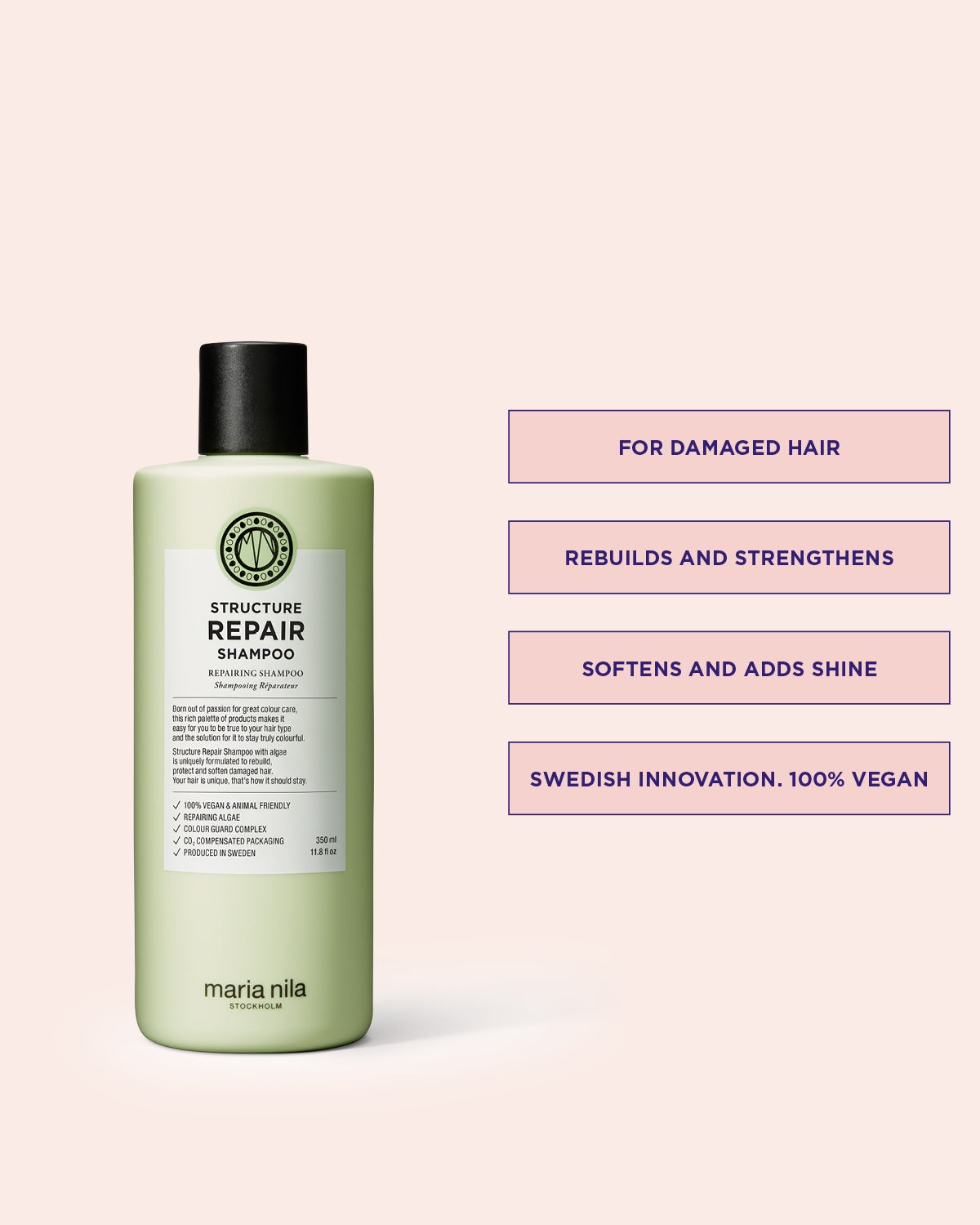 Structure Repair Shampoo för skadat hår