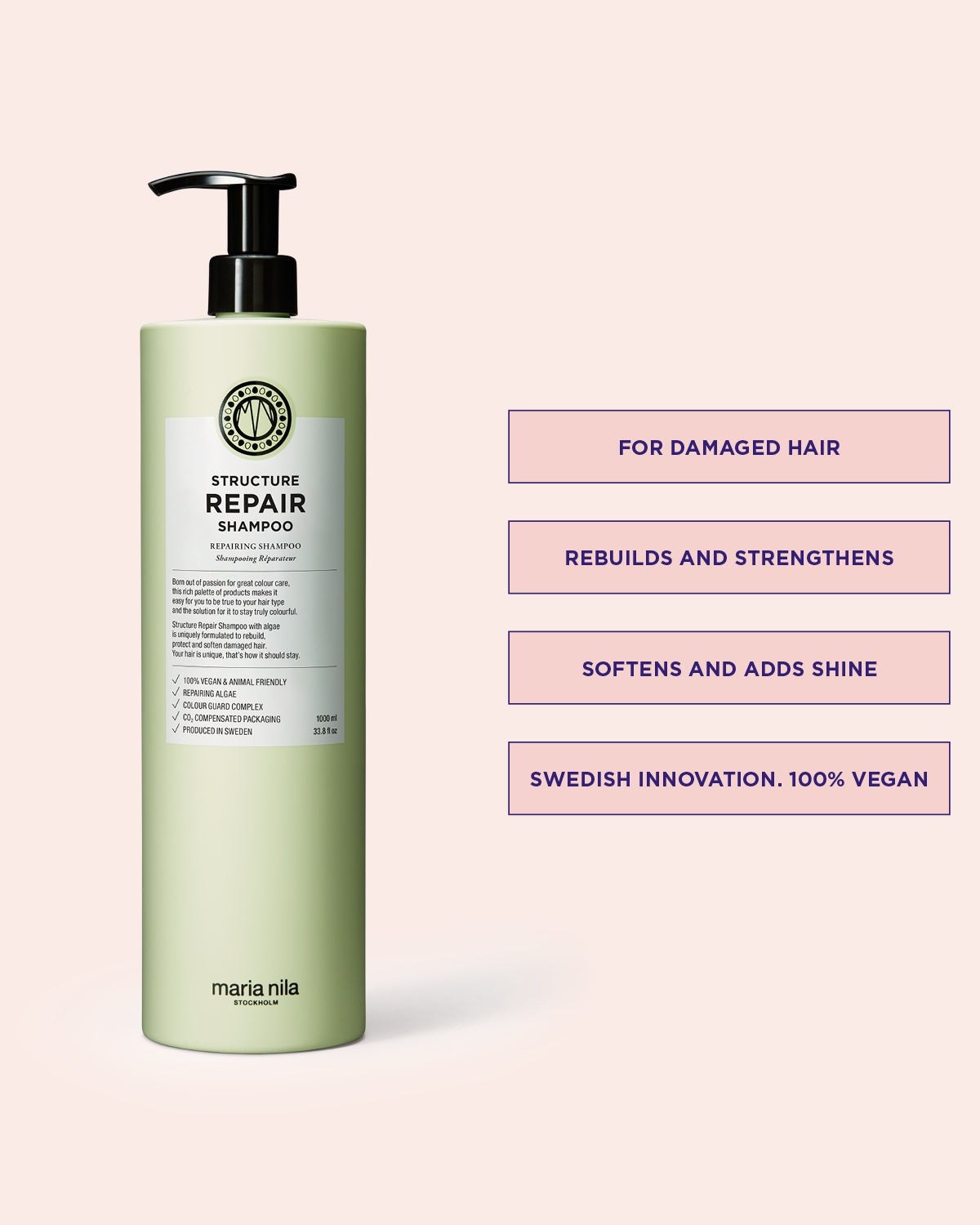 Structure Repair Shampoo för skadat hår