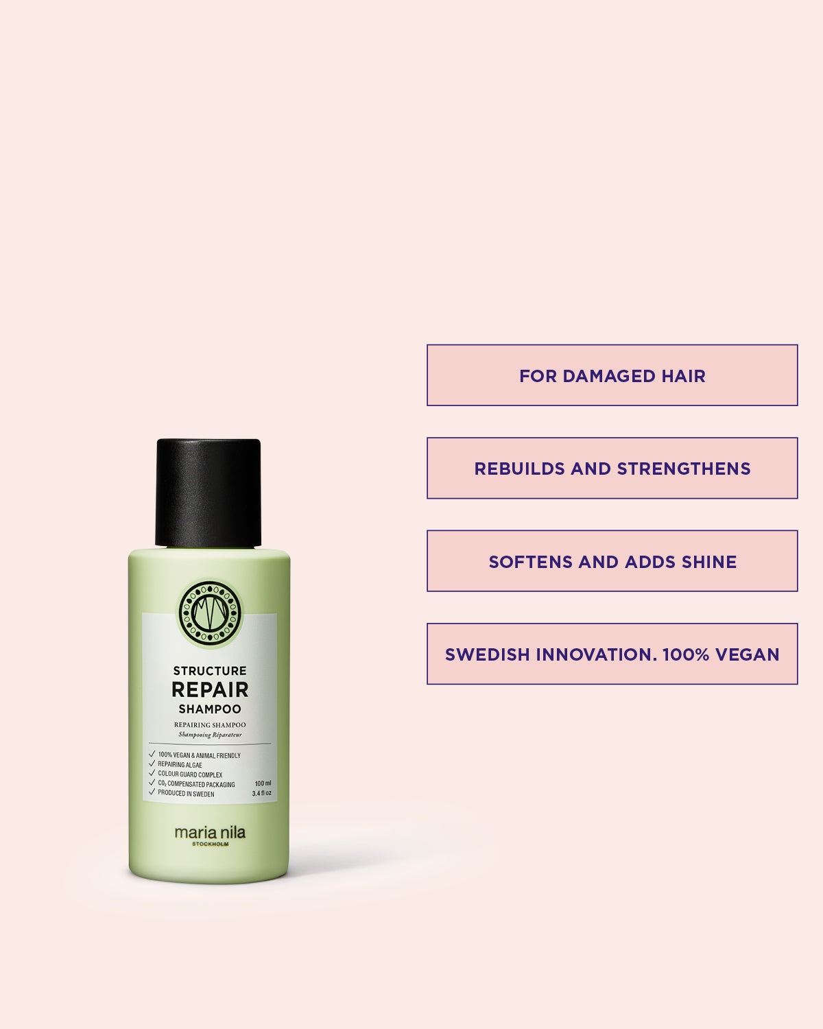 Structure Repair Shampoo för skadat hår