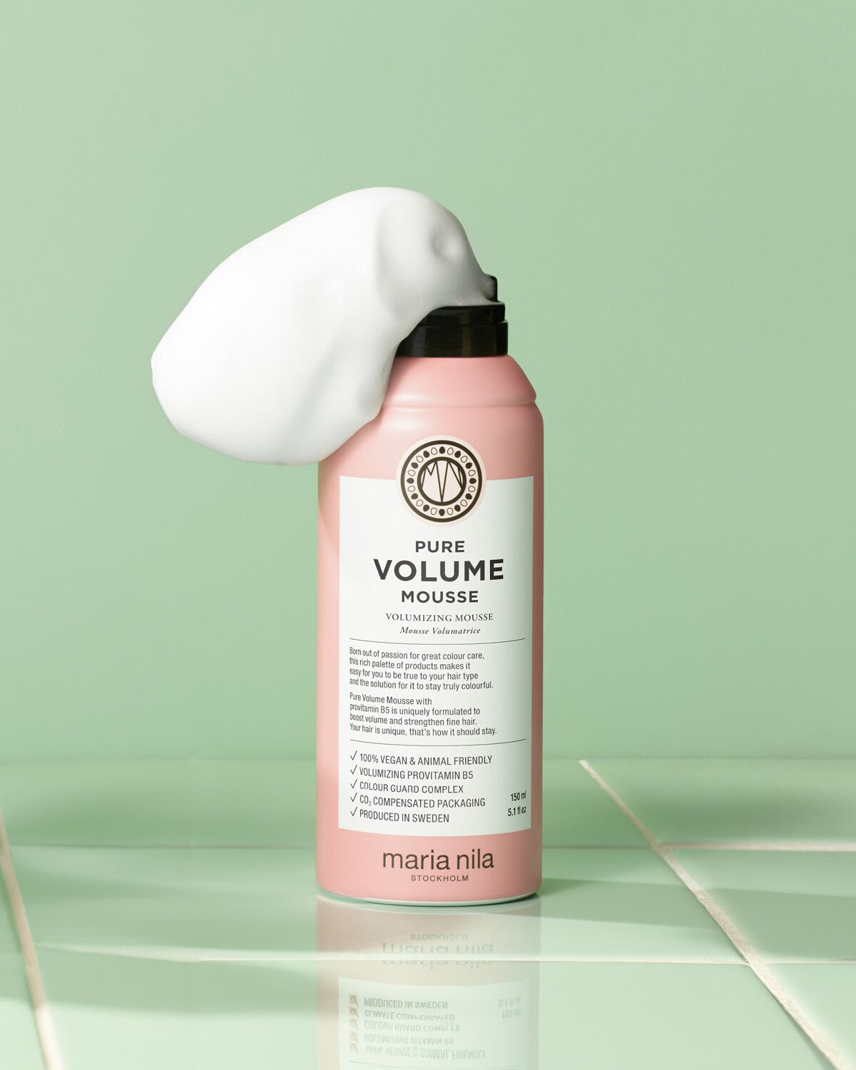 Pure Volume Mousse med skummig formula