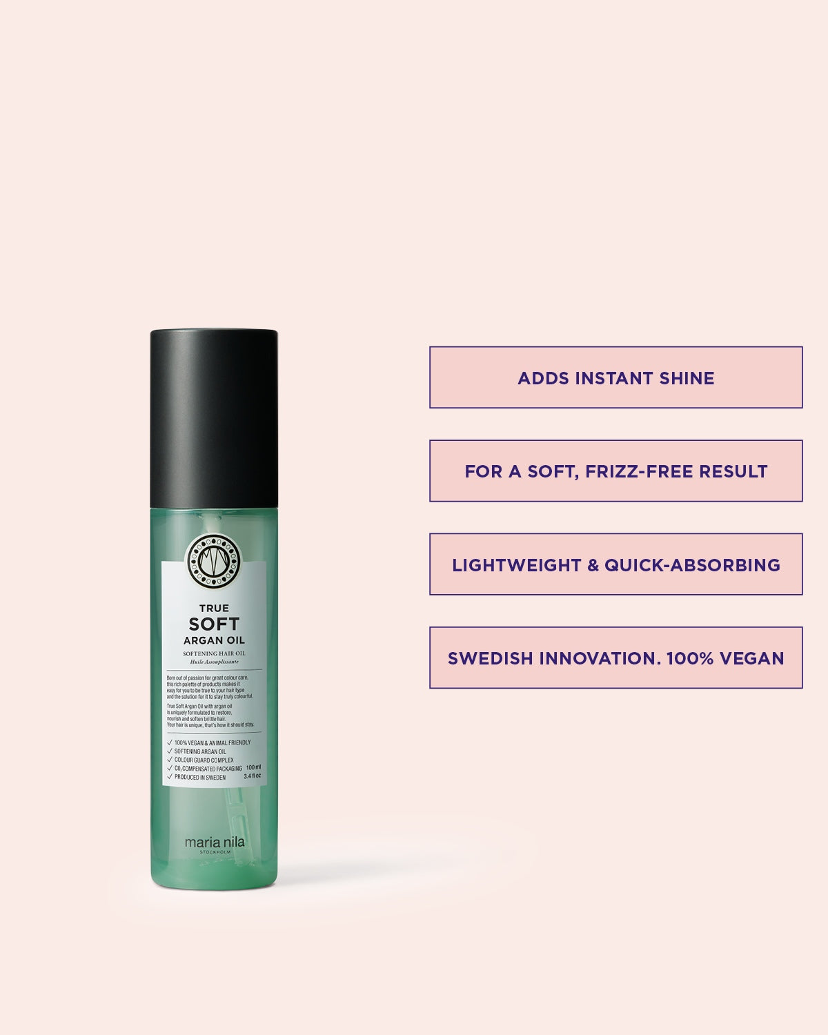 True Soft Leave Argan Oil hårolja för torrt hår