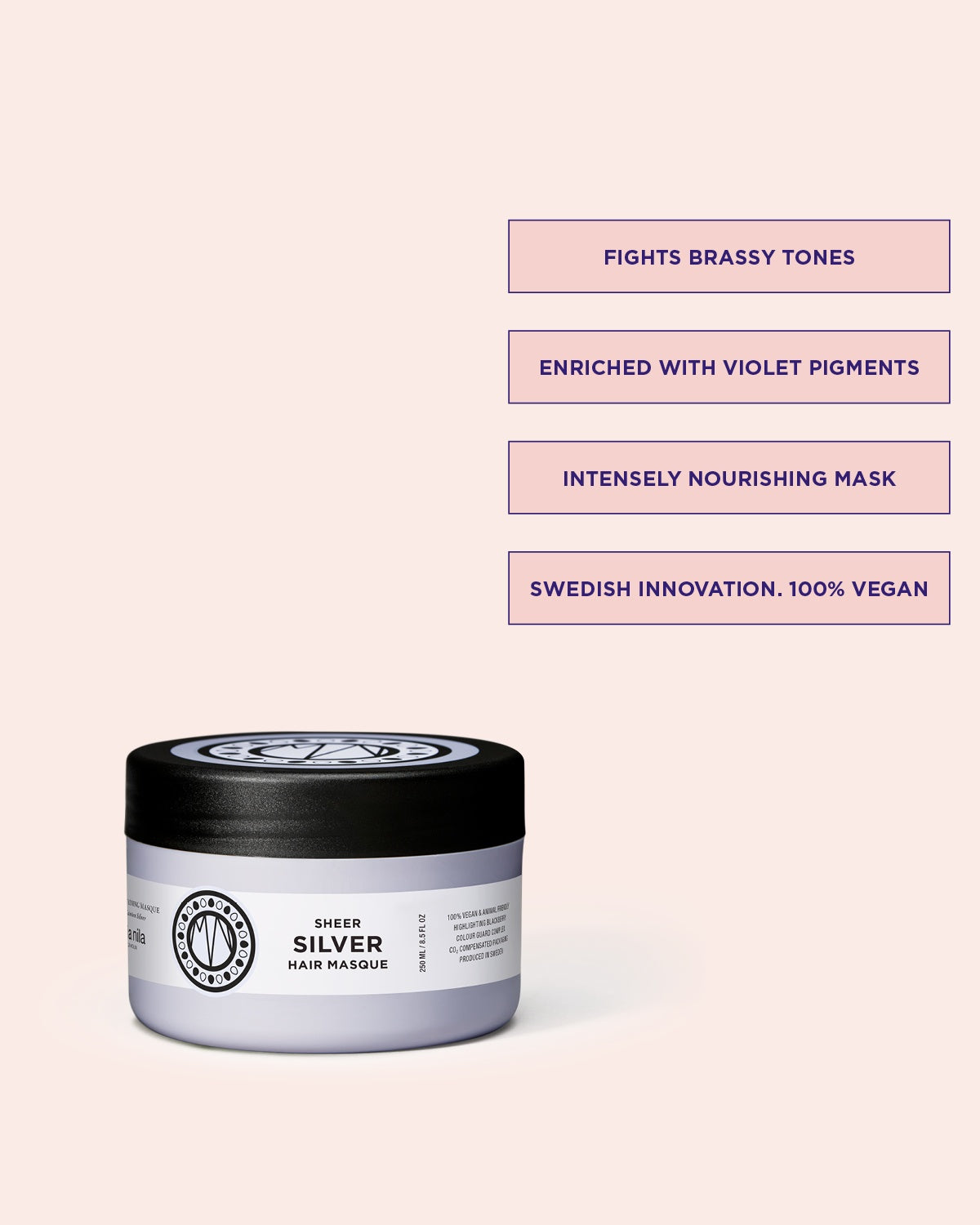Sheer Silver Hair Mask för blont hår