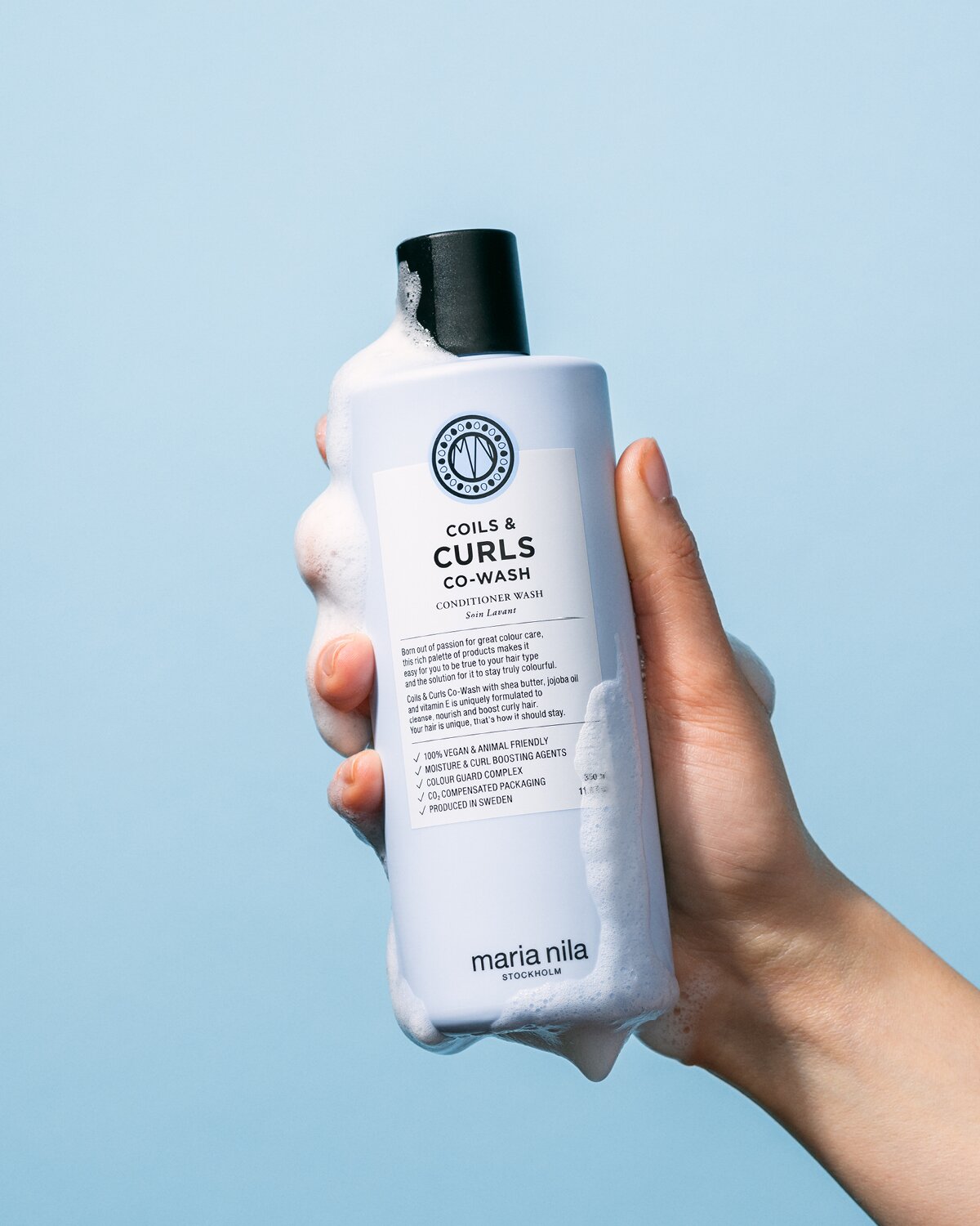 Coils & Curls Co-Wash med krämig formula