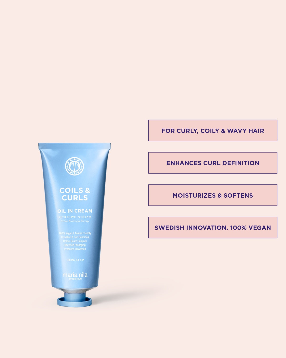 Coils & Curls Oil-in-Creamför lockigt hår