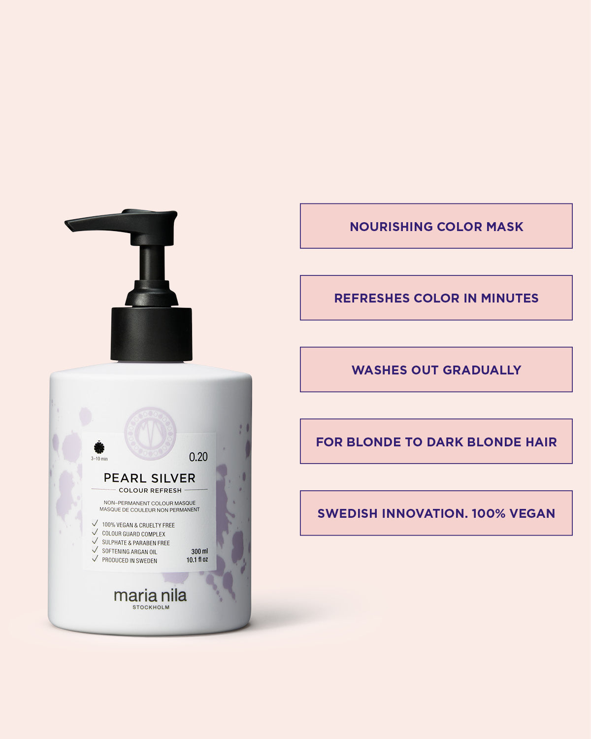 Colour Refresh Pearl Silver är en inpackning med färgpigment
