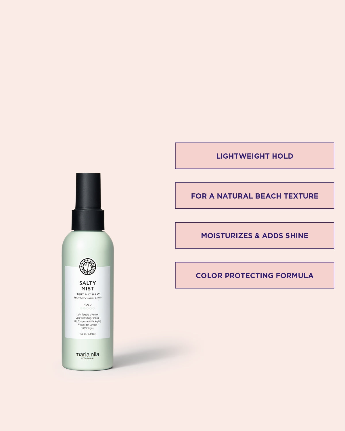 Salty Mist för lätt och naturlig textur