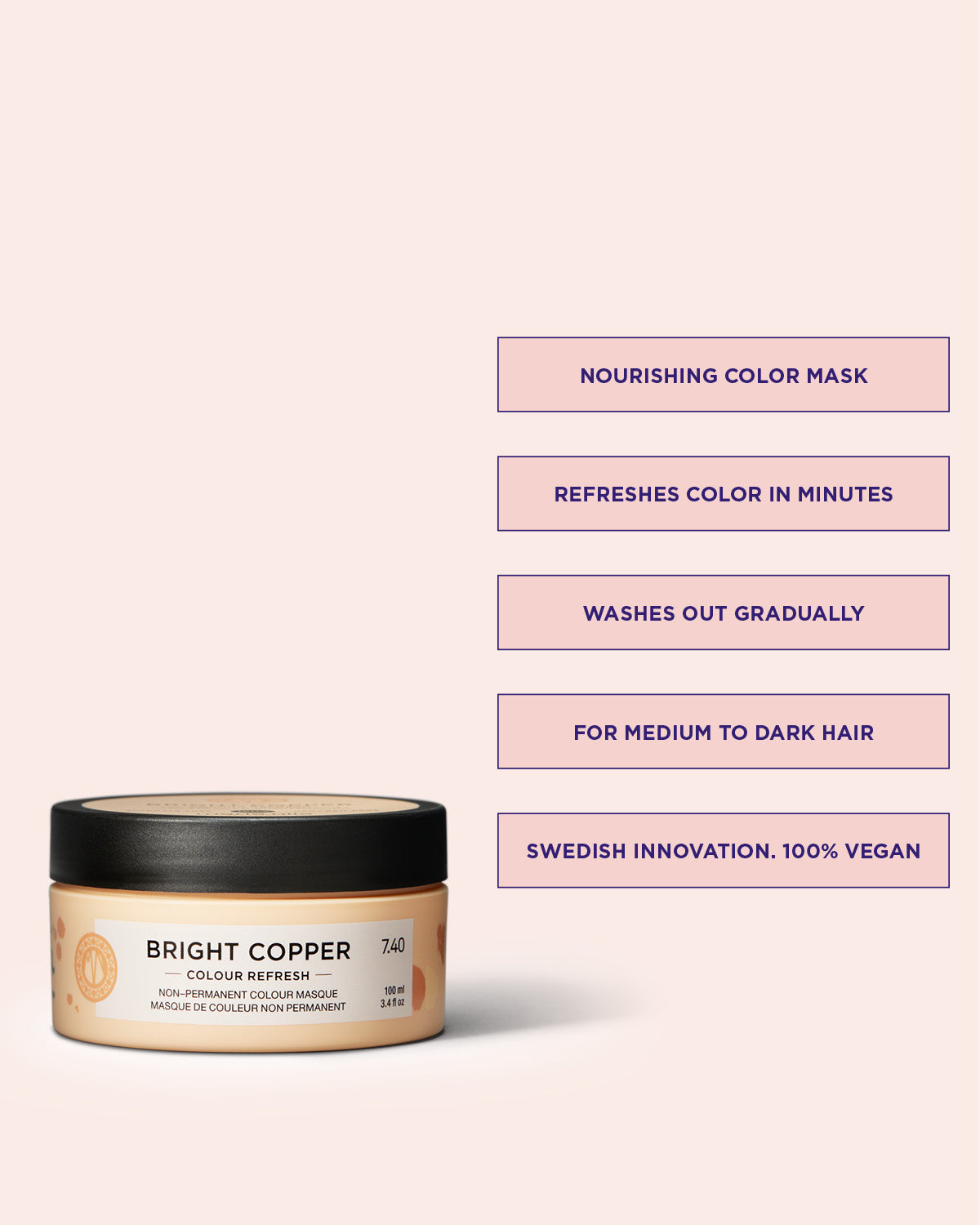 Colour Refresh Bright Copper är en inpackning med färgpigment