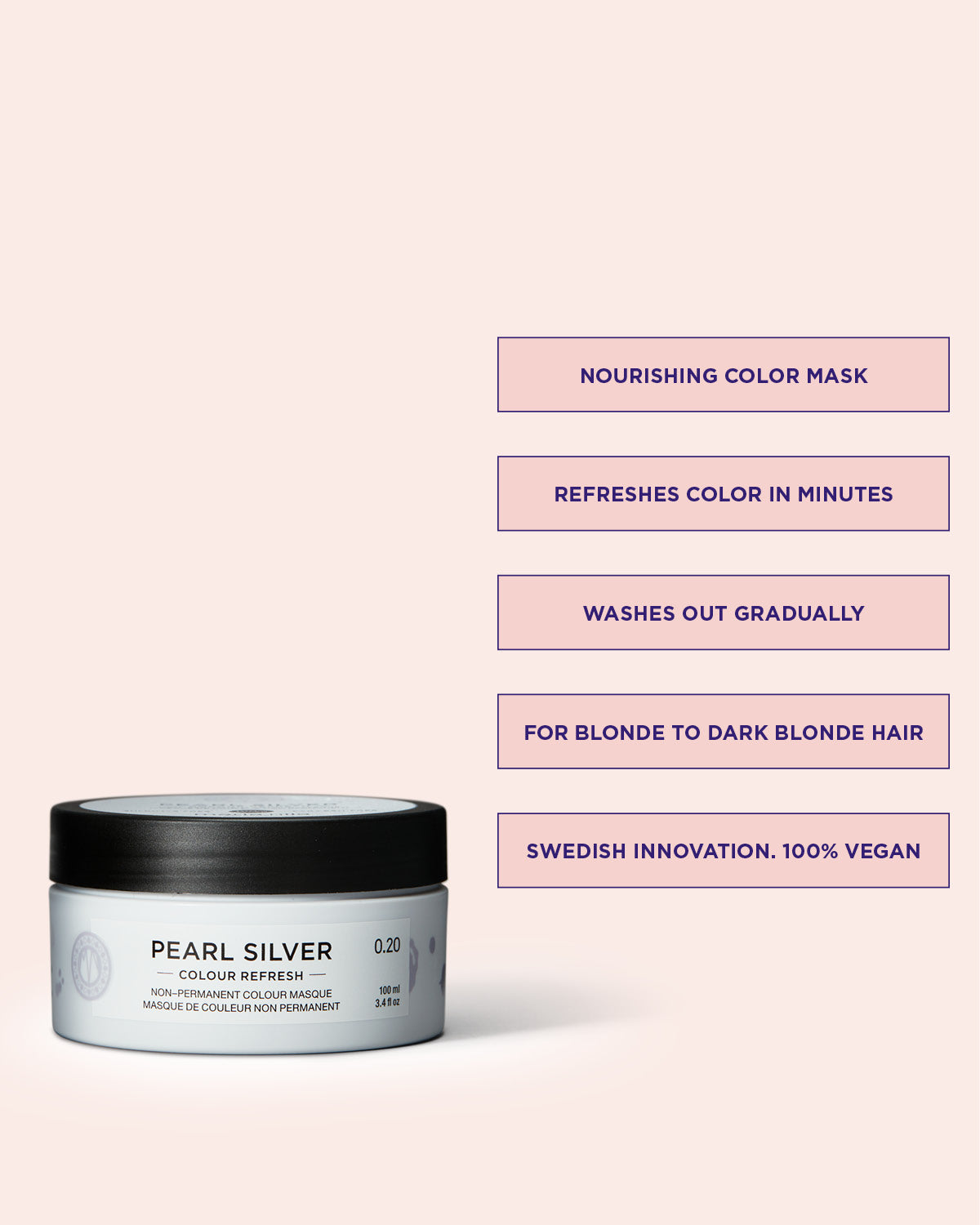 Colour Refresh Pearl Silver är en inpackning med färgpigment