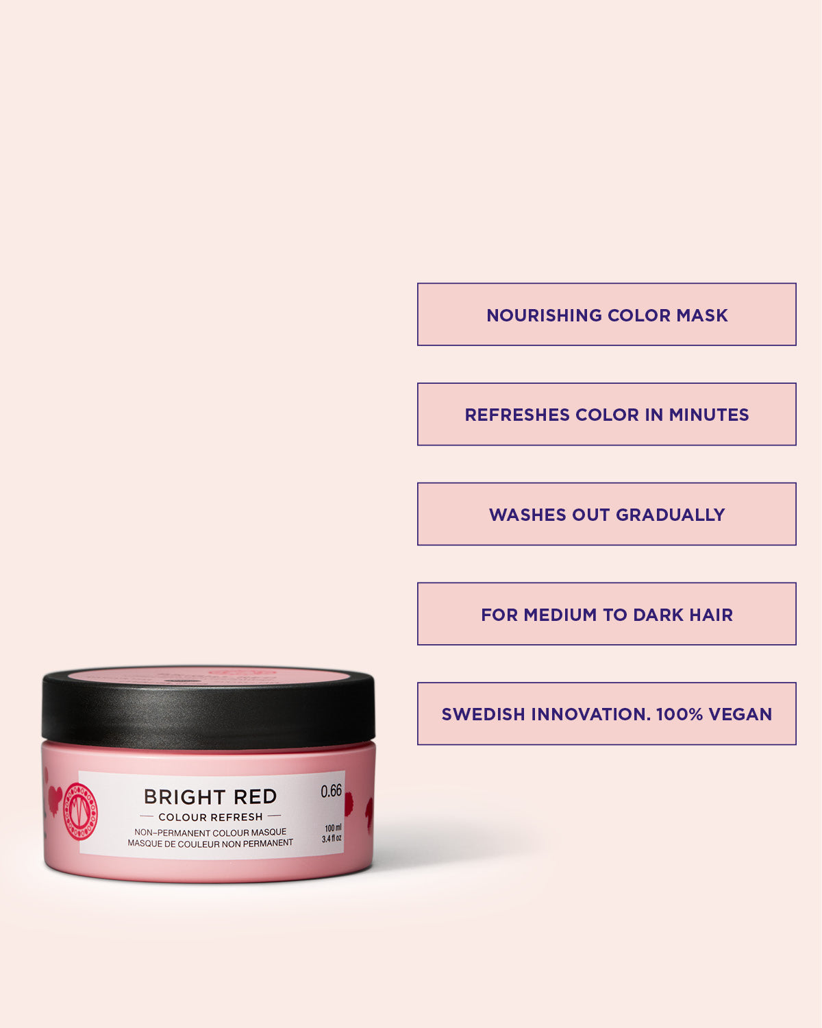 Colour Refresh Bright Red är en inpackning med färgpigment