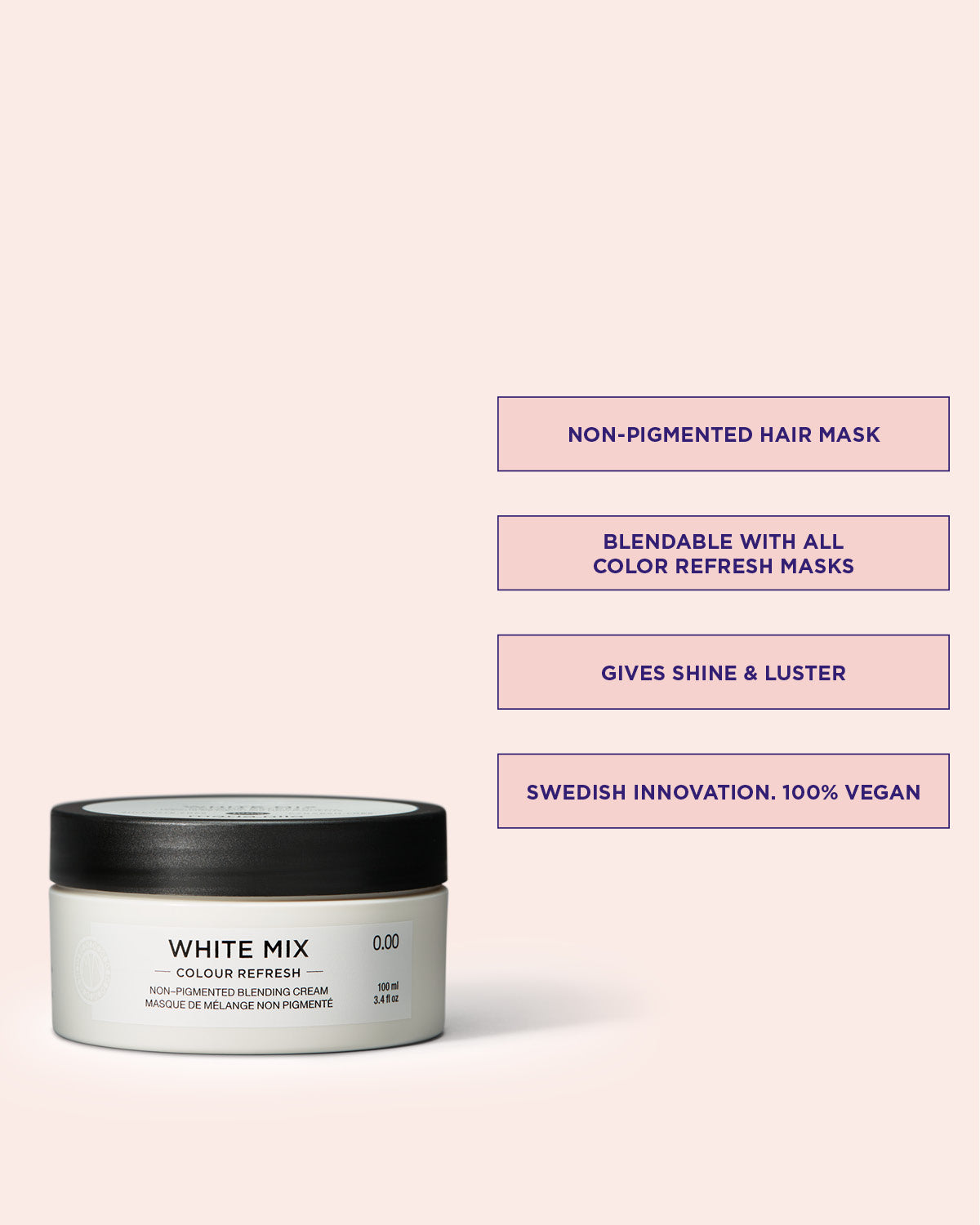 Colour Refresh White Mix är en inpackning utan pigment