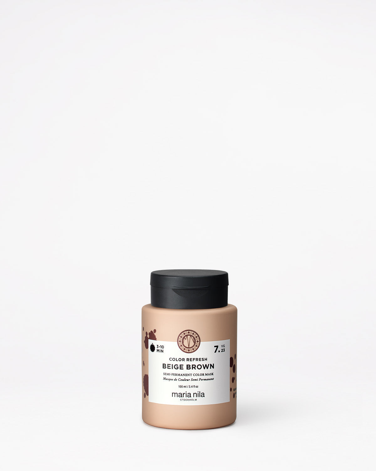 Maria Nila Color Refresh Beige Brown 100 ml burk mot vit bakgrund