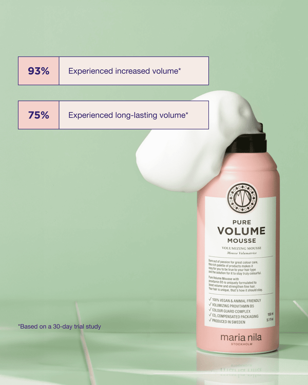 Pure Volume Mousse produktegenskaper